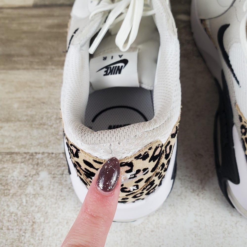 Nike Air Max Excee Womens Shoes Sz 7.5 Summit White Hemp Black Lace Up Sneakers - Picture 4 of 11